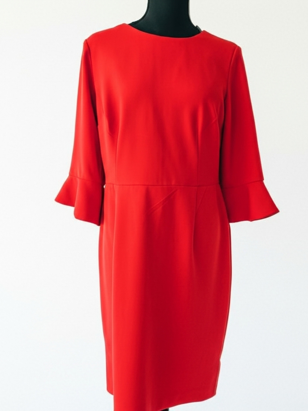 I Fire Red Women's Dress - Bold Red Dress Sz 12